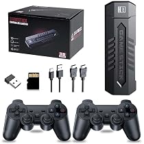 Console Rétro X2blue 128 Go – 40 000 Jeux Intégrés – Sortie HDMI 4K, 2 Manettes Sans Fil – Cadeau Familial Plug And Play