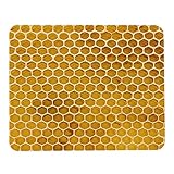 Wozukia Newly Pulled Honey Bee Large Mouse Pad
