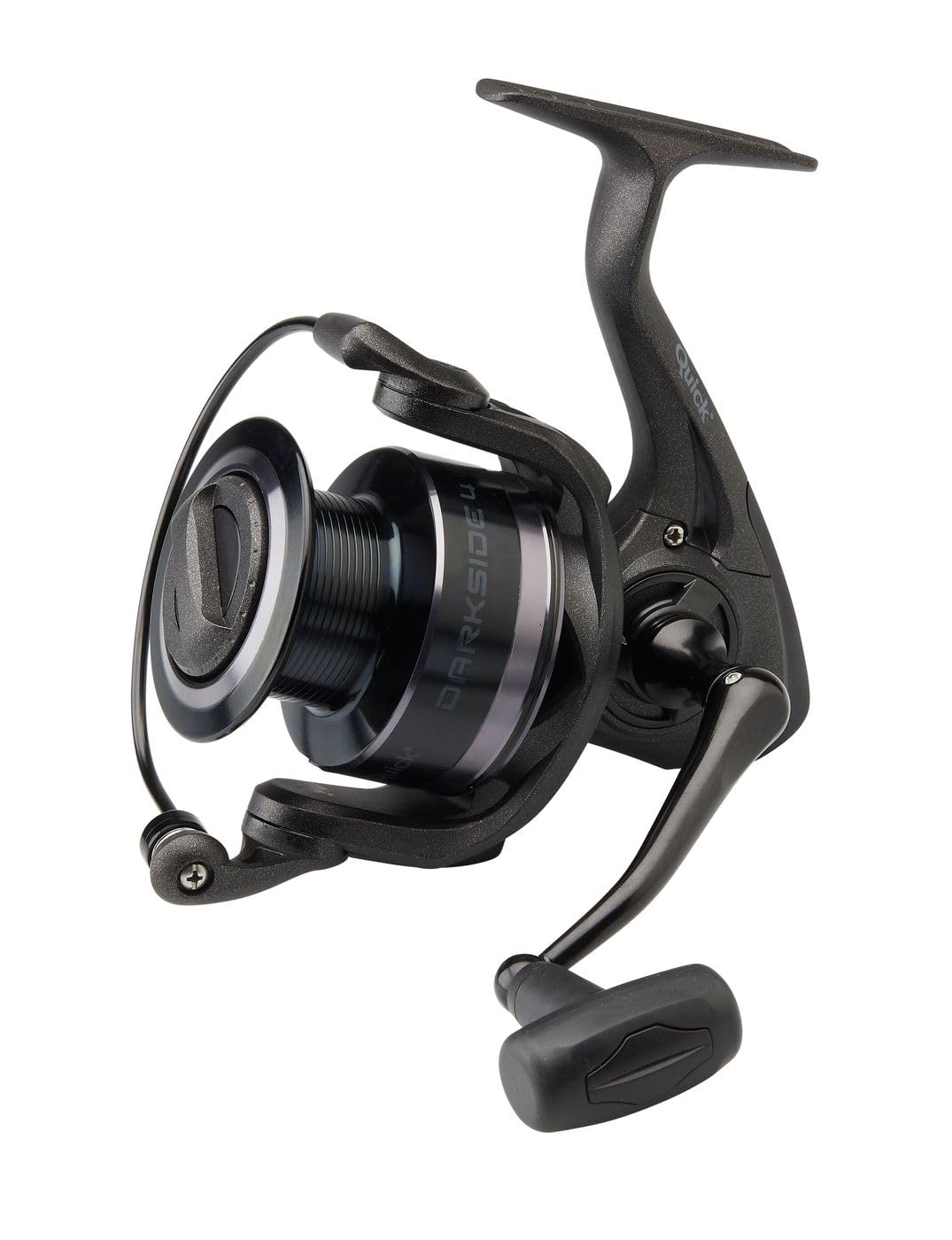 DAM Quick Darkside 4 Fishing Reel, Spinning Reels, All round fishing, Unisex, Black, 6000S, FD