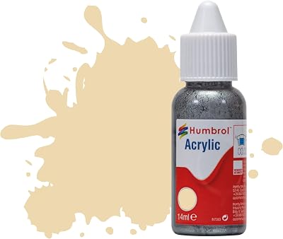 Humbrol Oak 71 Satin Acrylic Paint 14ml Model Plastic 71 Oak Satin