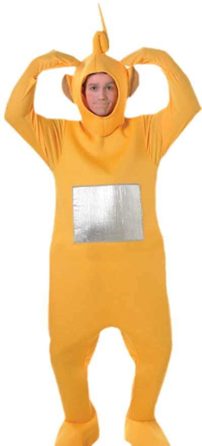 Luxuspiraten - Herren Laa-Laa Kostüm, Teletubbies, Karneval, Fasching, S-L, Gelb