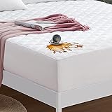 Mellanni Waterproof Mattress Pad - 21" Deep Pocket