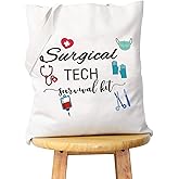 WCGXKO Surgical Tech Gift Surgical Tech Survival Kit Travel Accessories Toiletry Bag Makeup Bag (Surgical TECH tote)