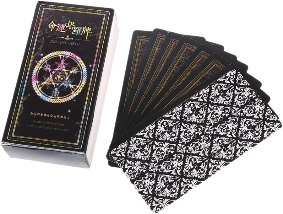 Rider-Waite Tarot Cards Deck Fate Love Forecasting Mysterious Divination Astrology Cards Game Set