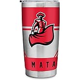 Rico Industries NCAA Cal State Northridge Matadors Standard 20oz Stainless Steel Tumbler with Lid - Great For Coffee, Tea, Water or Cocktails