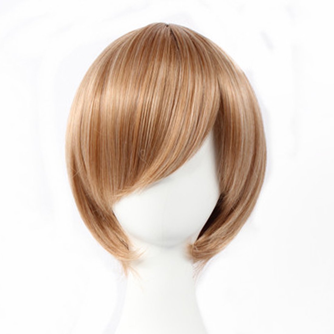Amazon Com Hoolaza Light Brown Short Straight Wig Hiyoshi Wakashi Futa Yagami Light Killer Rolo Lamperouge Scorpion For The Halloween Party Cosplay Wigs Beauty