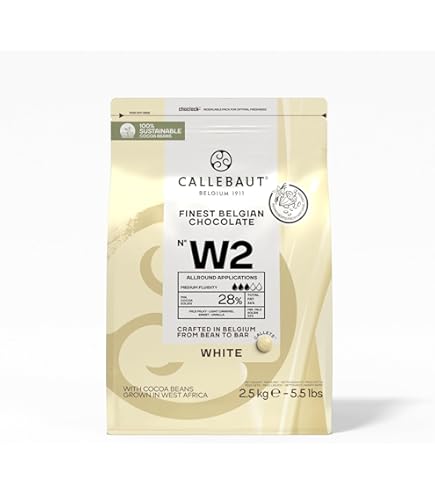 Amazon.com : Valrhona White Chocolate Couverture Ivoire 35% Cocoa