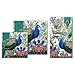 Michel Design Works NAP295 20-Count 3-Ply Paper Cocktail Napkins, Peacock