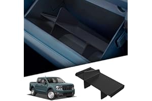 smabee Upgrade Car Glove Box Organizer Divider for Ford Maverick 2025 2022-2024 Glove Box Partition Divide Space ABS Storage Classification Accessories