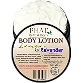 Lemon & Lavender Organic Moisturizing Body Lotion with Shea & Cocoa Butter | 5 oz