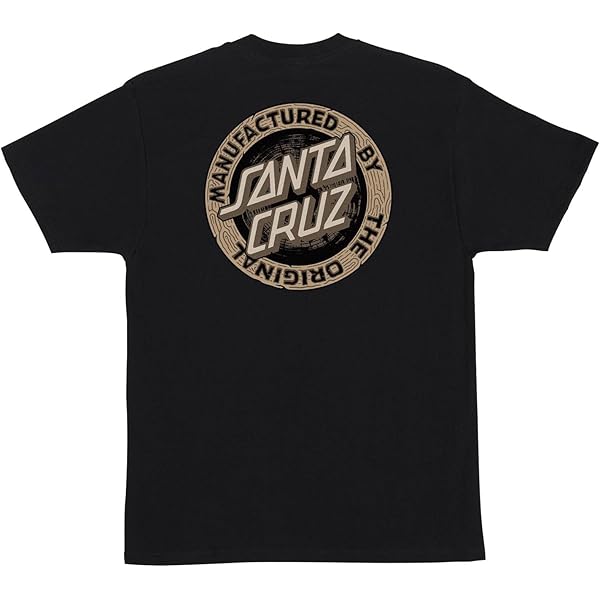 SANTA CRUZ Other Dot S/S Heavyweight T-Shirt Black w/Key Lime Lg