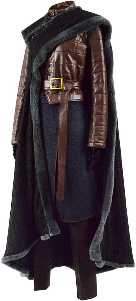Jinlan Arya Stark Halloween Cosplay Party Costumes Women's Outfit Suit Full Set