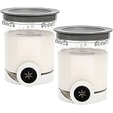 2 Pack Pints for Ninja NC700 NC701 Series Swirl Soft Serve Ice Cream Machine & Soft Serve Ice Cream Maker,BPA-Free & Dishwash
