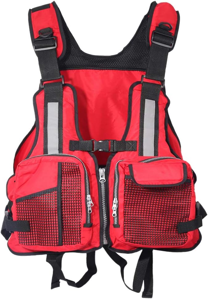 HAOCAI Life Jackets Adults Life Vest Adult Adjustable Canoe Kayak
