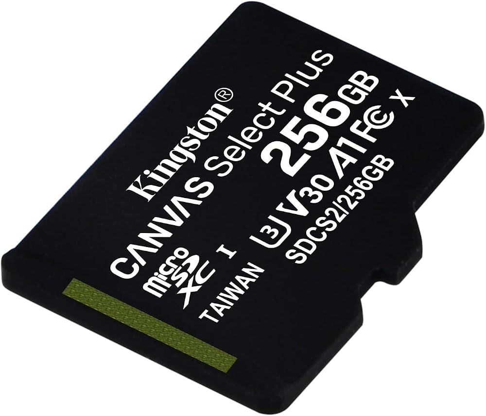 Kingston Canvas Select Plus microSD Card 256GB UHS-I Class 10 SDCS2