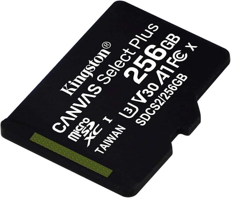 Kingston Canvas Select Plus microSD Card 256GB UHS-I Class 10 SDCS2