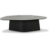 Tov Furniture Roche Black Ash Geometric Coffee Table