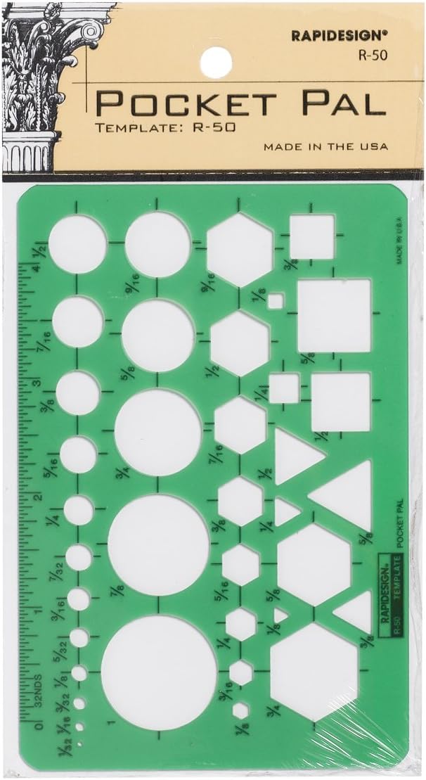 Rapidesign Master General Purpose Template, 1 Each (R18) : Paper Templates : Office Products