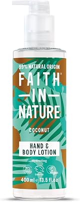 Faith In Nature Coconut Hand & Body Lotion 400 ml Vegan Cruelty Free SLS