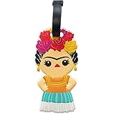 By Mexico Luggage Tag, Traditional Mexican Characters Designs