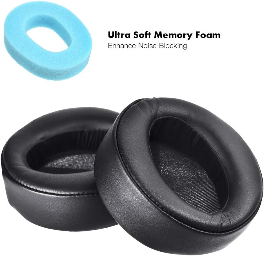 MDR-XB950BT Earpads Replacement Ear Pads Cushions Muffs Repair Parts Compatible with Sony MDR-XB950N1 MDR-XB950B1 MDR-XB950AP MDR-XB950/H Wireless Bluetooth Headphones. (Black) - Image 4