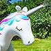 BigMouth Inc. Ginormous Inflatable Unicorn Sprinkler, Outdoor Summer Water Game & Splash Toy for Yard, 6 Feet Tall