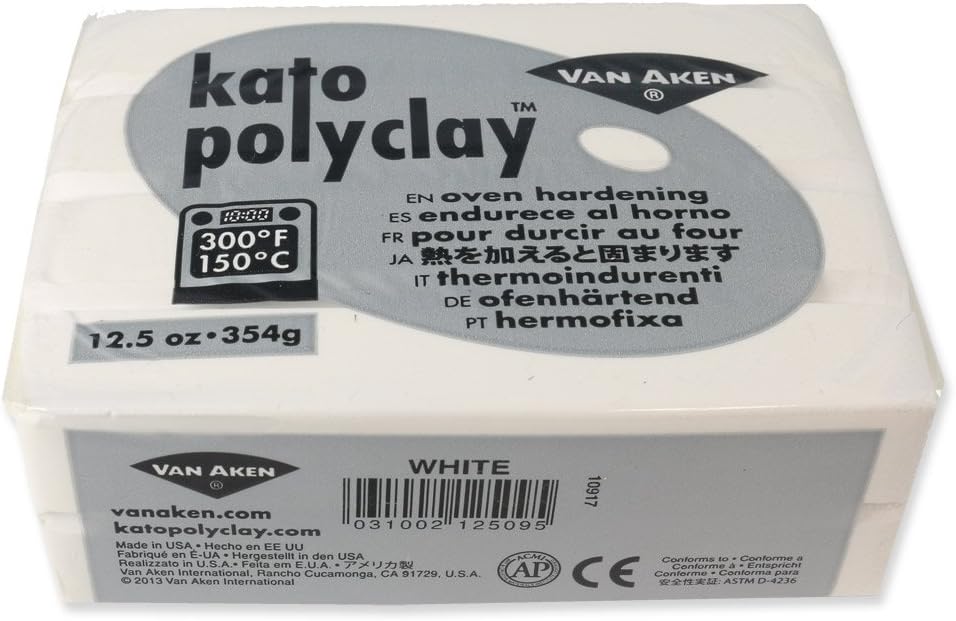 Kato Polyclay Polymer clay 354 gr White (n°509)