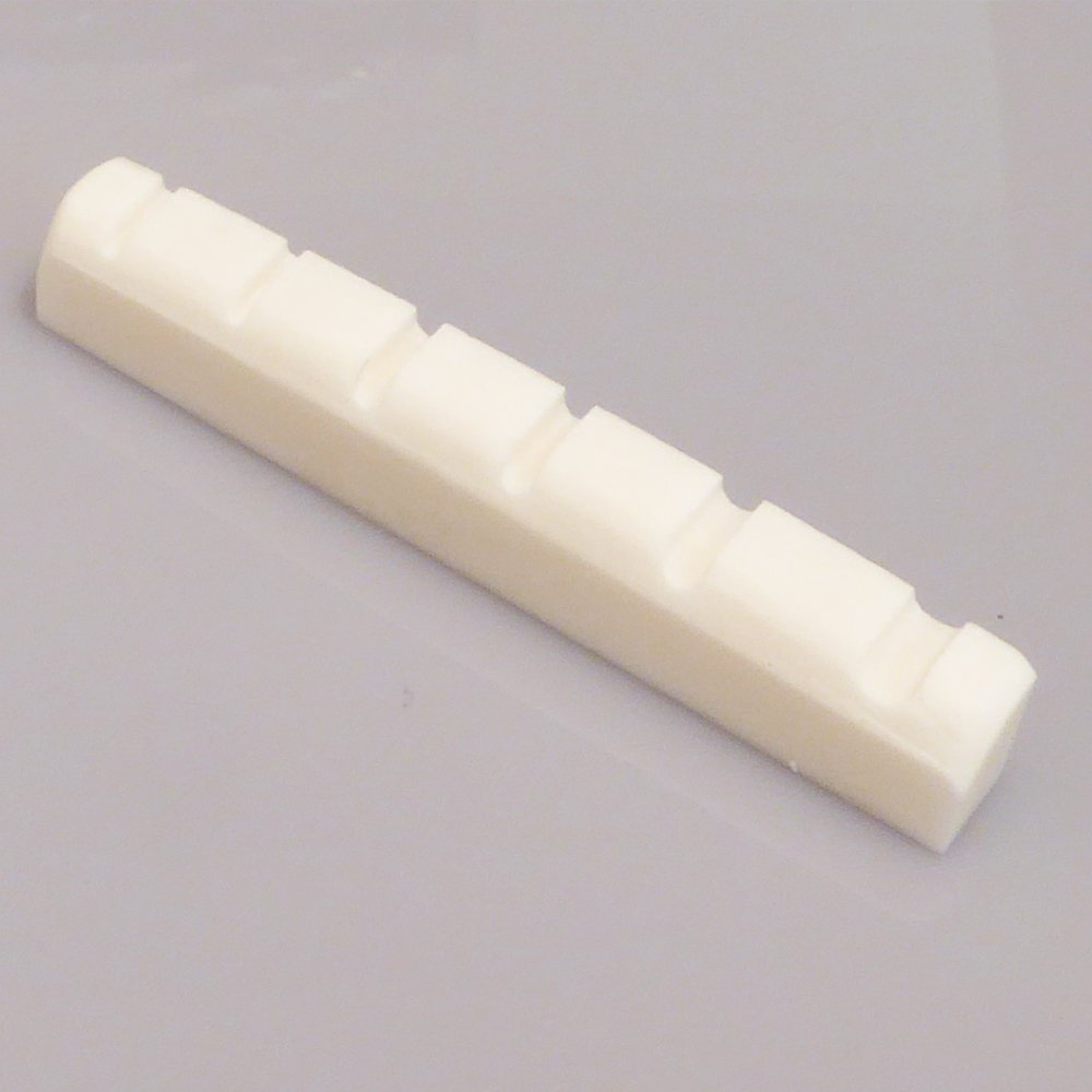 Bone 6 string bass guitar top nut 54mm x 6mm