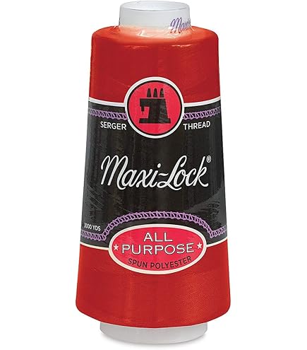 A&E Maxi Lock Thread 3000yd Poppy Red, 1