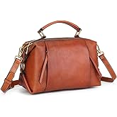 Zhuoliang Genuine Leather Crossbody Bags for Women Wristlets Handbags Purse Small Satchel Clutch Shoulder Bag