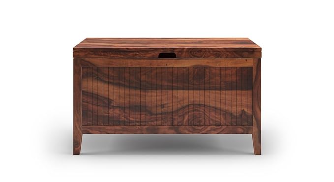 Urban Ladder Rhodes Storage Chest (Matte Finish, Teak)