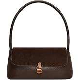 SweatyRocks Women's Vintage Shoulder Bags Y2K Leather Underarm Purse Top Handle Clutches