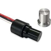 Mini LED Dimmer Knob with Rotary Control Switch - pwm dimming for 12-24V LEDs, Fully Waterproof, dim up to 4.8A at 12V or 2.4A at 24V: car Automotive, Marine, Low Voltage Under Cabinet Lights