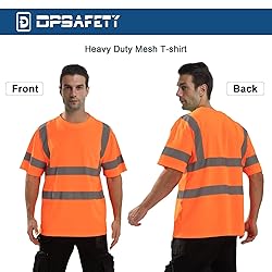 DPSAFETY High Visibility Class 3 T Shirts，Hi Vis