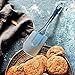Silicone Spatula Set, ELV 3-piece Blue Scraper Set Silicone Spatulas Heat Resistant, Non-Stick, Crystal-like Plastic Handles with Different Shapes Mixing Spatula For Icing, Basting, Scraping