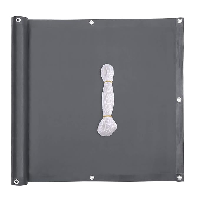 SONGMICS Pantalla de Privacidad, 6 x 0,9 m (Largo x Ancho), Escudo de