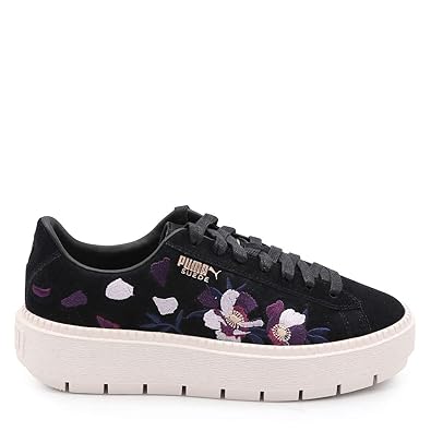 puma suede platform trace flowery