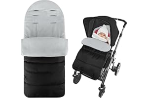 MORXINLE Baby Bunting Bag,Stroller Footmuff Universal,Stroller Sleeping Bag,Waterproof Toddler Footmuff,Cold Weather Resistant Baby Stroller Footmuff Fits Most Pushchair,Winter Outdoor Stroller Sleeping Bag