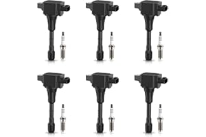 VERTIWELL Set of 6 Ignition Coil Pack and Iridium Platinum Spark Plugs Compatible with Nissan 370Z INFINITI G37 Q50 Q60 Q70 Q70L QX50 QX70 M37 EX37 FX37 Q40 2008-2017 2018 2019 2020 3.7 V6 Replaces UF617 90174