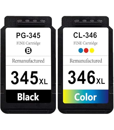 Amazon.com: Genuine Canon BC-345XL Black High Yield Ink Cartridge