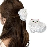 Cute Cat Paw Hair Clips – Cute Hair Accessories for Women and Girls, Great as Gifts for Friends and Family Funny Hair Clips (Garfield cat (7.7 * 5.5cm))