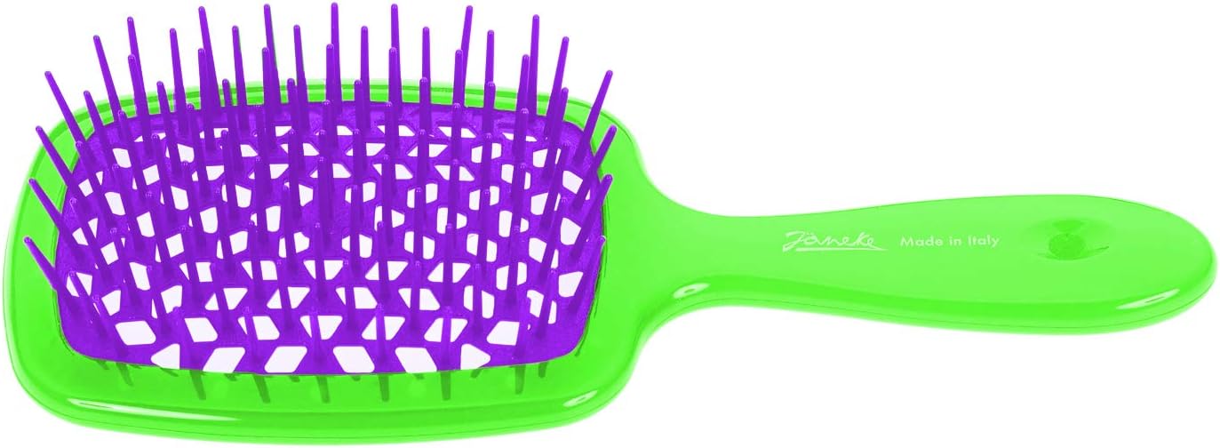 Janeke Superbrush Brush (Green/Purple - 86SP226 VER)