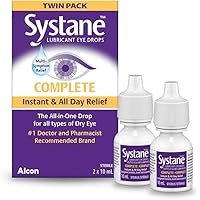 Systane Complete Lubricant Eye Drops for dry eyes, All-In-One Drops For All Types Of Dry Eye, Multi-Symptom Dry Eye Relief, D