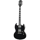 Epiphone SG Prophecy, Aged Jet Black Metallic with Bag
