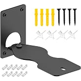 Aiweiwa Heavy-Duty Speaker Wall Mount for KEF LSX II Speakers Mount Wall Bracket - Space Saving Wall Speaker Mount for KEF LSX II Wireless HiFi Speakers Bracket with Cable Clips, Black