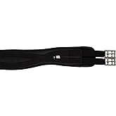 Horse Fare Products PVC Contoured English Girth with Double Elastic: 32" to 58"