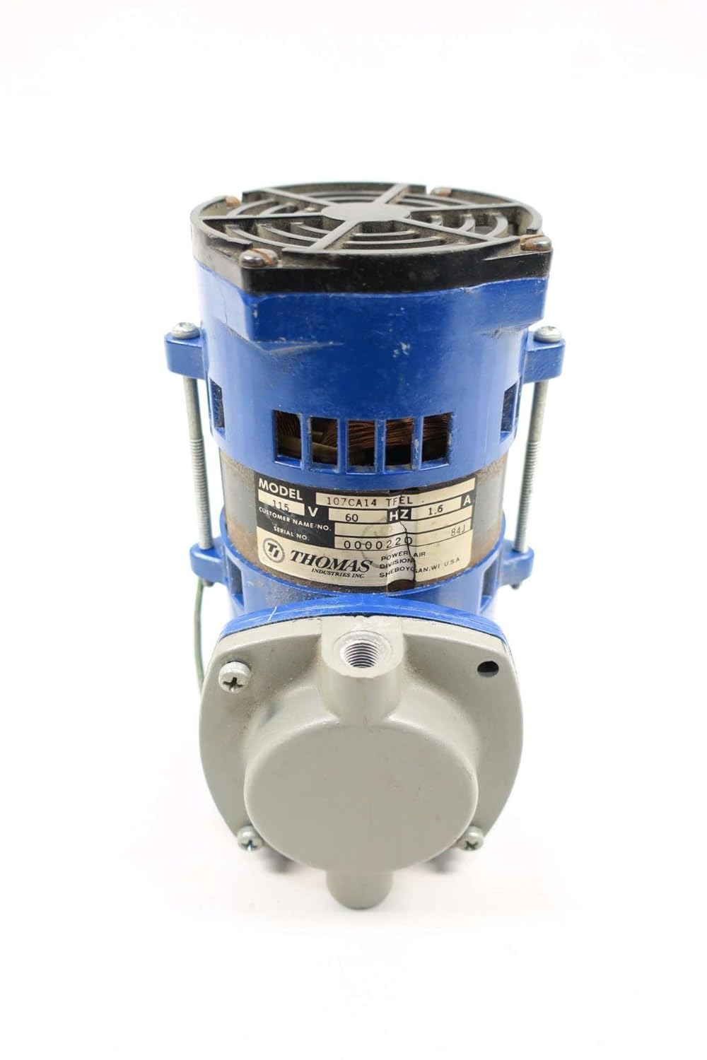 THOMAS 107CA14 DIAPHRAGM COMPRESSOR VACUUM PUMP 115VAC D529181 Amazon