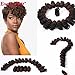 3 Packs Eunice Hair Synthetic Kenzie Curl Crochet Braids Short Crochet Braiding Bouncy Twist Spiral Curls Jamaican Bounce Twist Hair Extensions 20 Strands/Pack(10 inch kenzie, ombre 30)