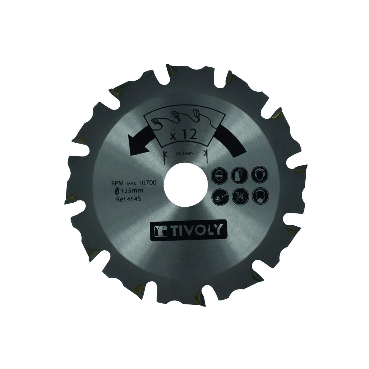 tivoly XT50512004545 Blade Circular Saw Blade Angle Grinder 125 mm — image 1