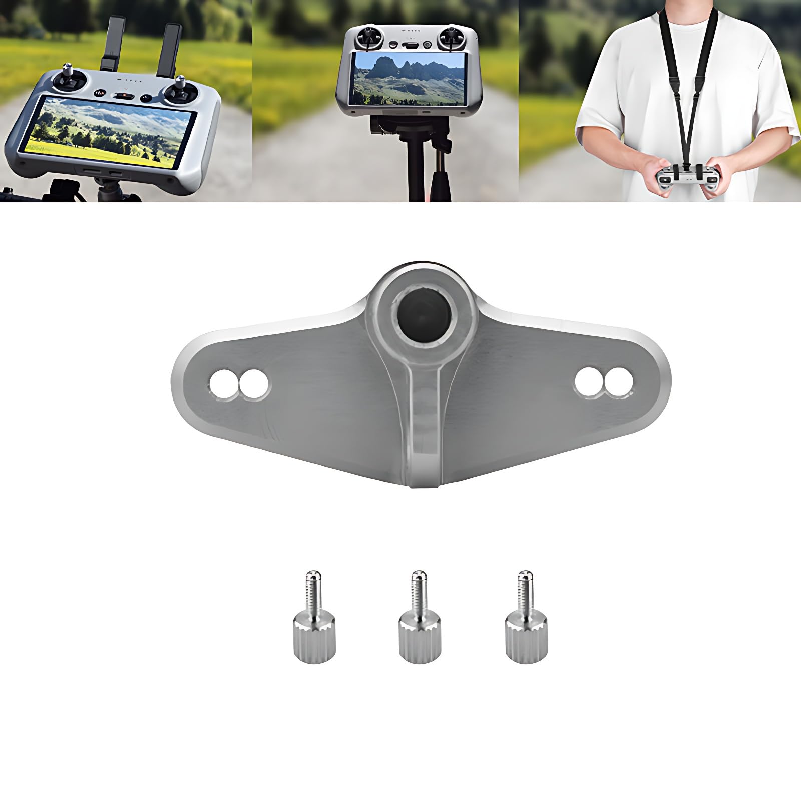 ZWLLKJGS Bike Mount Adapter Compatible With RC 2 Remote Controller for DJI Air 3 / Mini 4 Pro/DJI Mini 3 / Mini 3 Pro Tripod Mount Necklace Adapter Bike Base Accessories